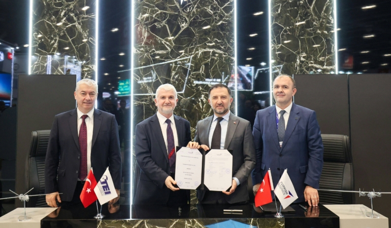 TUSAŞ ile TEI arasında İHA’lar için 100 motorluk tedarik anlaşması