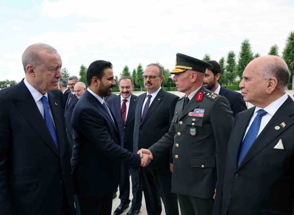 Cumhurbaşkanı Erdoğan, Irak Başbakanı Zeydi’yi törenle karşıladı
