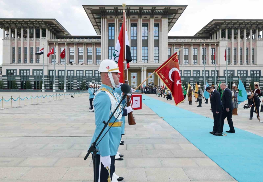 Cumhurbaşkanı Erdoğan, Irak Başbakanı Zeydi’yi törenle karşıladı