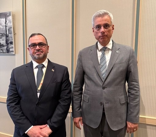 Bakan Memişoğlu, Iraklı mevkidaşı ile bir araya geldi
