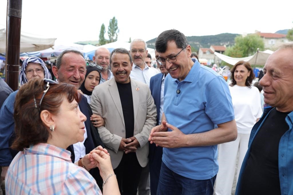 Kütahya’da ’Çamlıca Hasat Şenliği’nde birlik ve beraberlik coşkusu yaşandı
