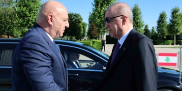 Cumhurbaşkanı Erdoğan, Lübnan Cumhurbaşkanı Avn’i törenle karşıladı