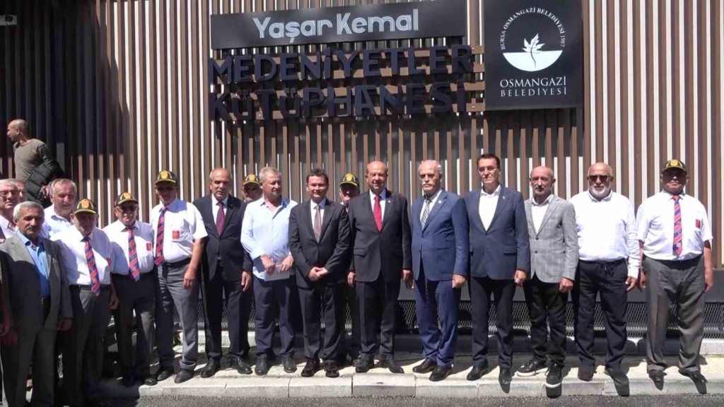 Yaşar Kemal Medeniyetler Kütüphanesi, KKTC 5. Cumhurbaşkanı Tatar’ın da katılımıyla açıldı