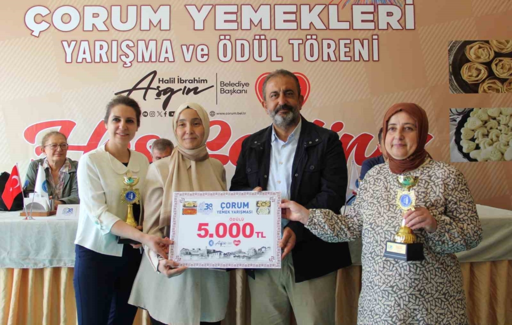 Uluslararası Hitit Fuar ve Festivali’nde Çorum’un yöresel tatları yarıştı