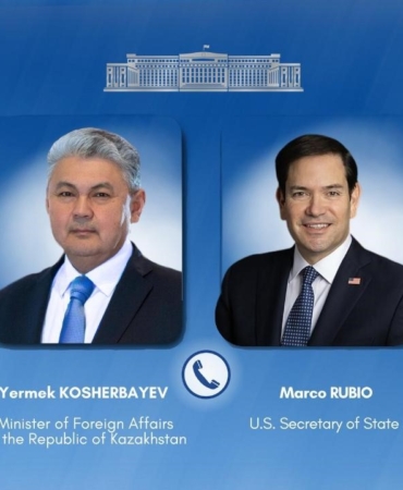Kazakistan Dışişleri Bakanı Koşerbayev, ABD’li mevkidaşı Rubio ile Hazar Boru Hattı Konsorsiyumu saldırılarını görüştü