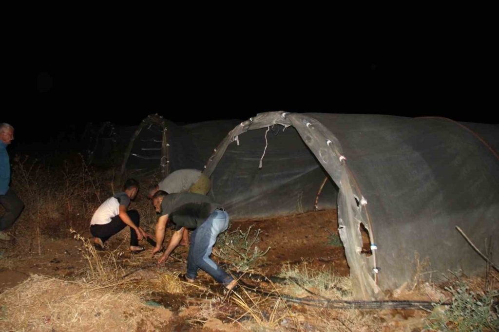 Antalya’da otluk alanda çıkan yangın sera ve mezarlığa sıçradı