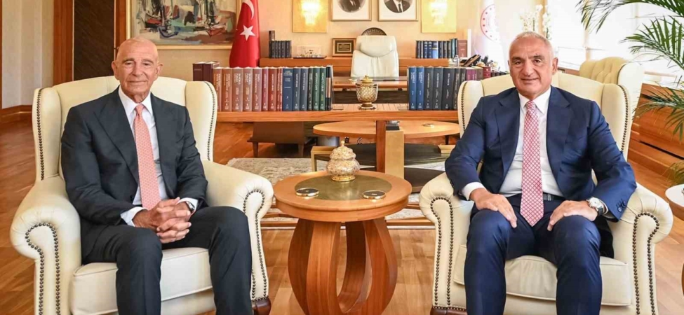 Bakan Ersoy, ABD’nin Ankara Büyükelçisi Tom Barrack’ı ağırladı