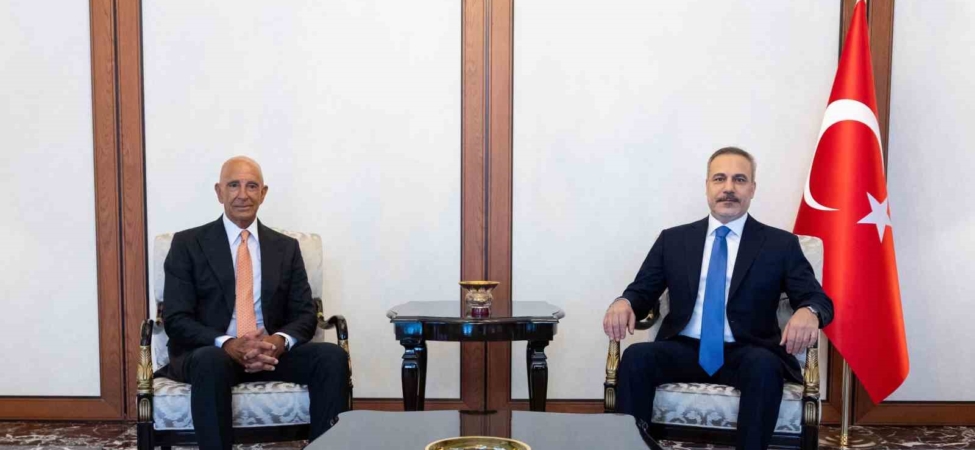 Bakan Fidan, ABD’nin Ankara Büyükelçisi Tom Barrack’ı kabul etti