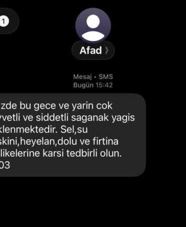 AFAD’dan vatandaşa beklenen yağışa karşı ’tedbirli olun’ mesajı