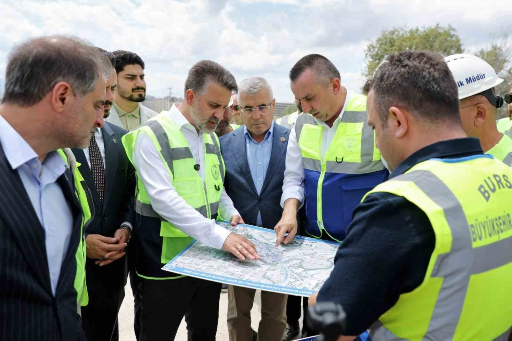 Başkan Vekili Biba, Mudanya yolunda ulaşımı rahatlatacak projeleri inceledi