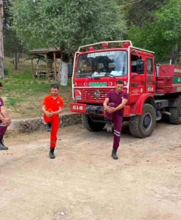 Kütahya’da yangın işçilerine fiziksel hazırlık eğitimi