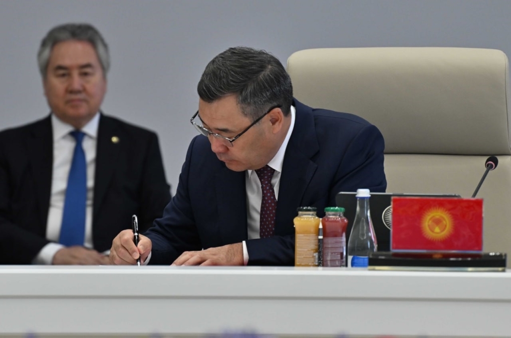 Orta Asya ülkelerinin Cumhurbaşkanları ile Aliyev, Kırgızistan’da bir araya geldi