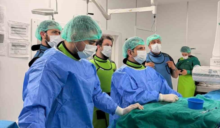 Bilecik’te kalpteki doğuştan delik ameliyatsız kapatıldı