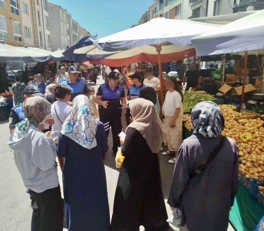 Eskişehir’de polis vatandaşları hırsızlık ve dolandırıcılık olaylarına karşı bilgilendirdi