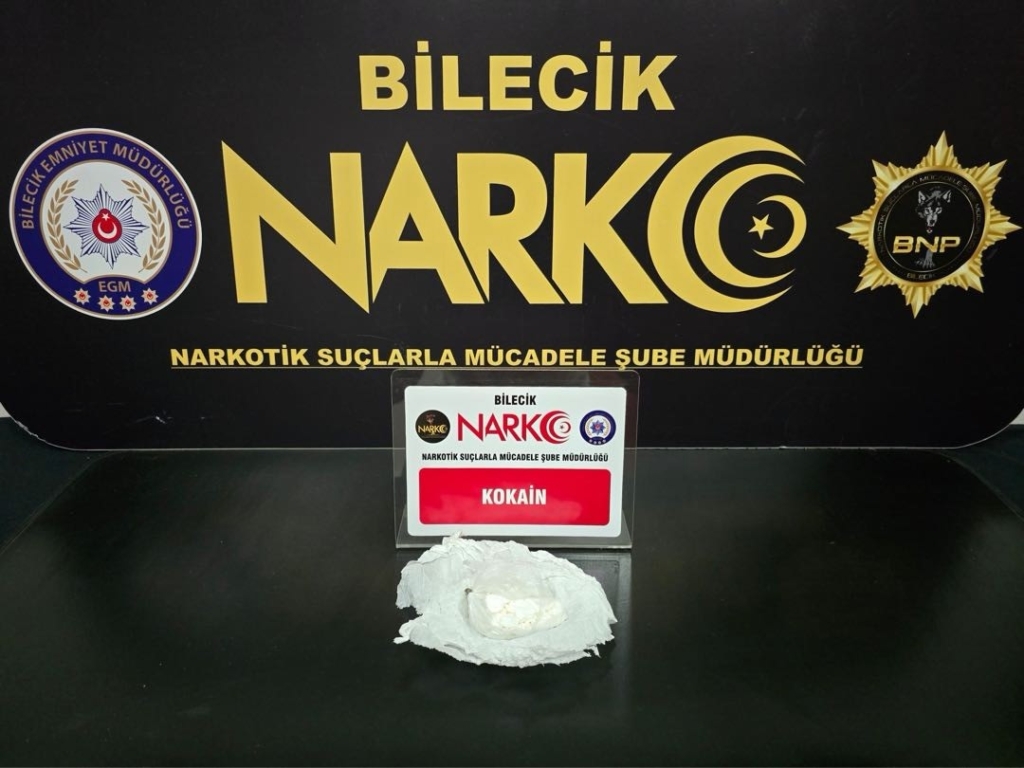 Bilecik’te uyuşturucu operasyonu: 1 gözaltı