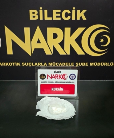 Bilecik’te uyuşturucu operasyonu: 1 gözaltı