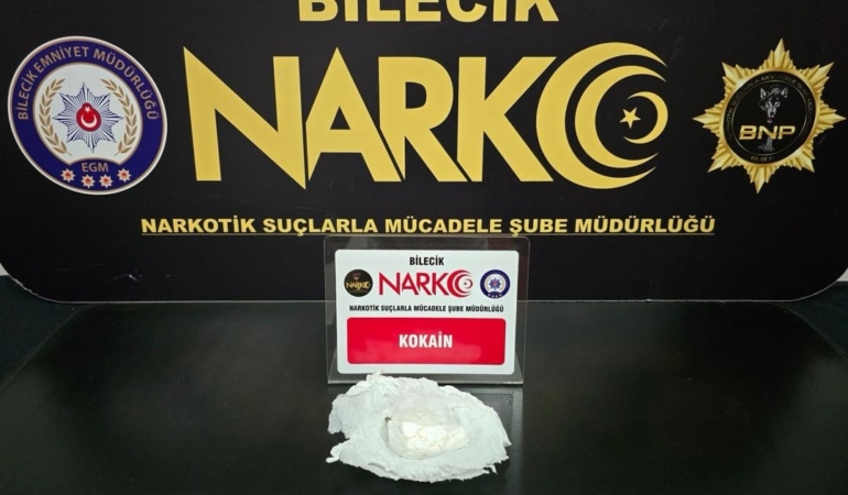 Bilecik’te uyuşturucu operasyonu: 1 gözaltı