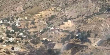 Eski Kahta Kalesi yanında çıkan yangın kontrol altına alındı