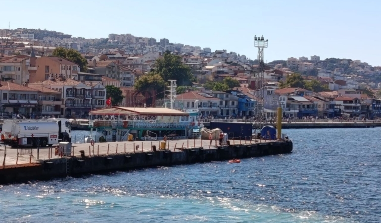 Şişme botla denize açılmıştı, panik anları ortaya çıktı