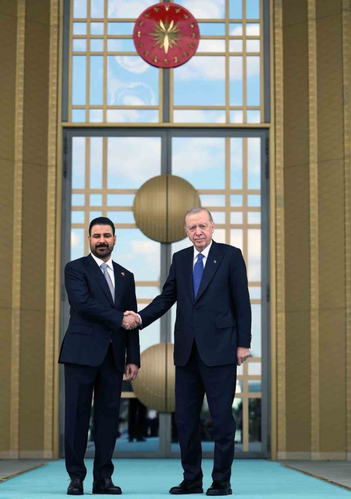Cumhurbaşkanı Erdoğan, Irak Başbakanı Zeydi’yi törenle karşıladı