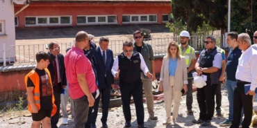 Vali Sözer 8 okuldaki eğitim yatırımlarını sahada inceledi