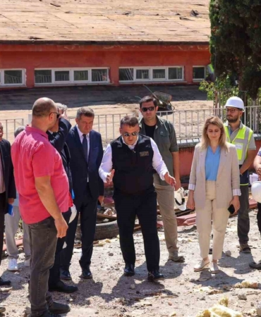 Vali Sözer 8 okuldaki eğitim yatırımlarını sahada inceledi