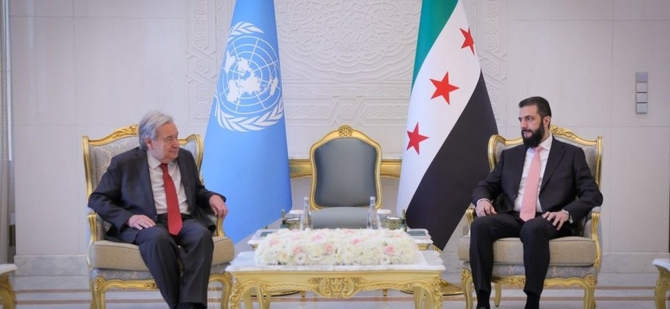 BM Genel Sekreteri Guterres, Suriye Devlet Başkanı Şara ile görüştü