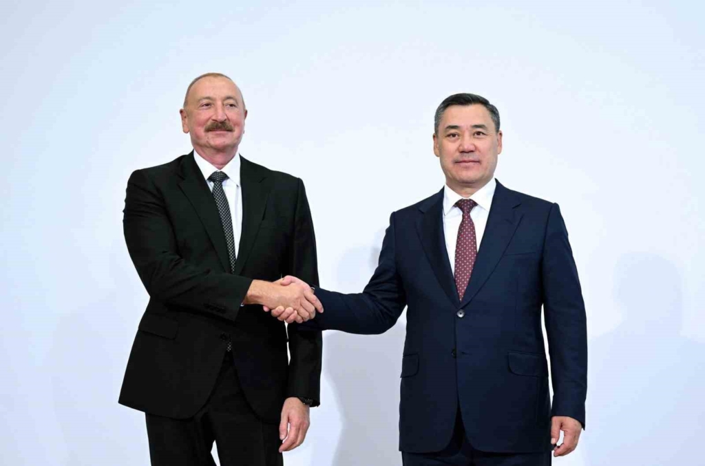 Orta Asya ülkelerinin Cumhurbaşkanları ile Aliyev, Kırgızistan’da bir araya geldi