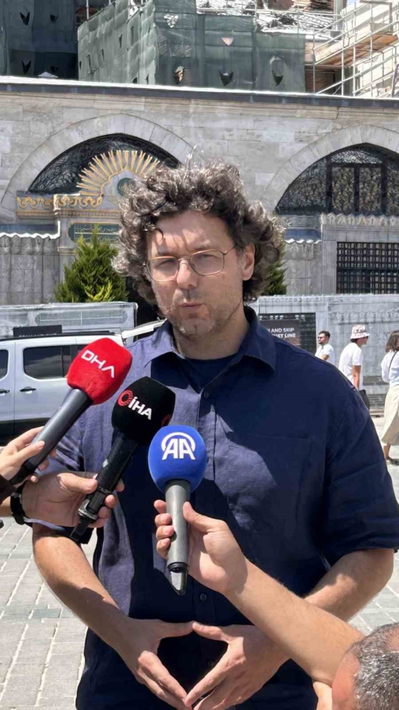 Ayasofya-i Kebir Cami-i Şerifi’ndeki restorasyon çalışmalarında yeni aşamaya gelindi