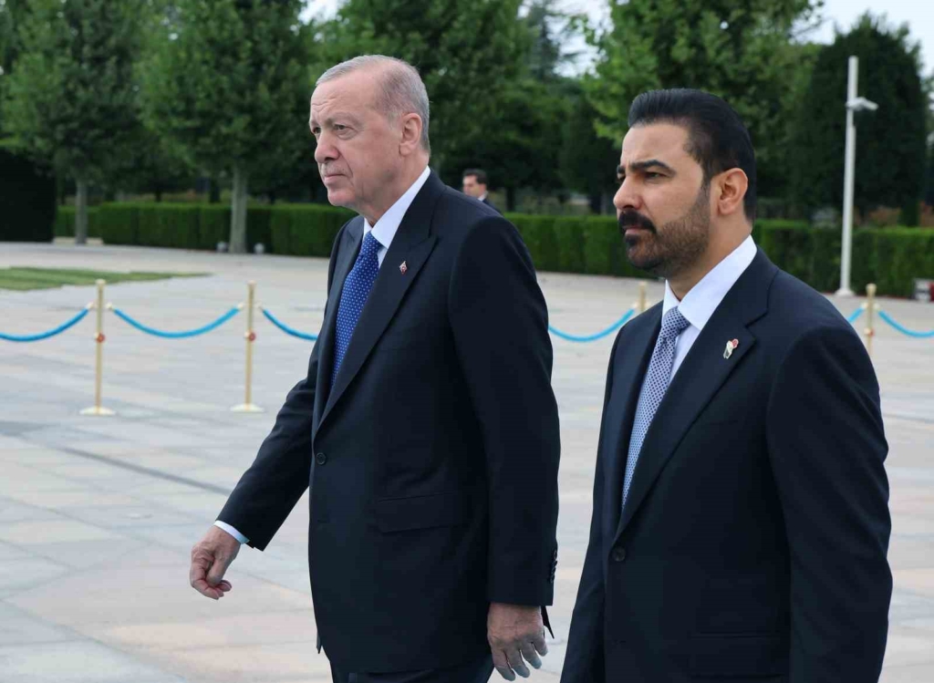 Cumhurbaşkanı Erdoğan, Irak Başbakanı Zeydi’yi törenle karşıladı