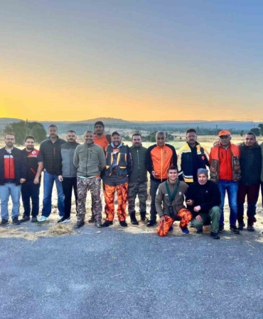 Emet’te yabani domuzlara karşı sürek avı düzenlendi