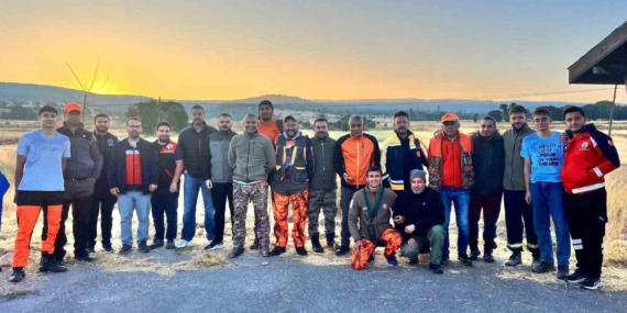 Emet’te yabani domuzlara karşı sürek avı düzenlendi