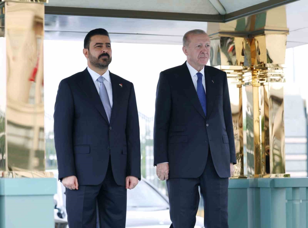 Cumhurbaşkanı Erdoğan, Irak Başbakanı Zeydi’yi törenle karşıladı