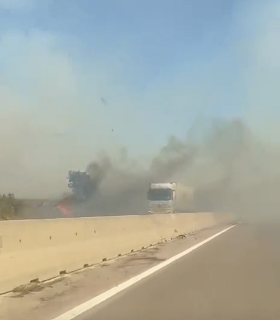 Çanakkale’de tarım arazisinde yangın
