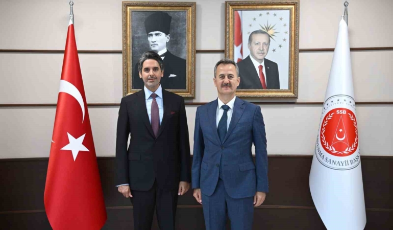 Savunma Sanayii Başkanı Görgün, Katar’ın Ankara Büyükelçisi Al-Henzab ile bir araya geldi