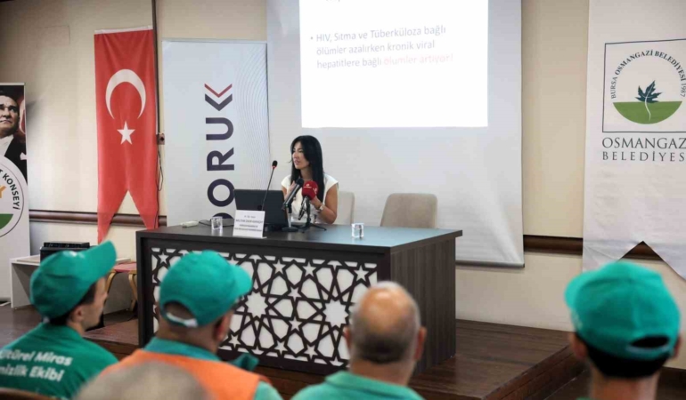 Temizlik işçilerine “Hepatit B” eğitimi