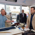 Vali Sözer esnaf ve vatandaşla bir araya geldi