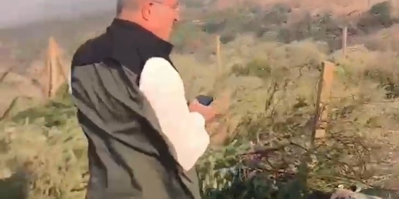 Çanakkale Valisi Toraman yangın bölgesinde