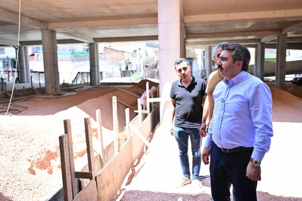Yavuzselim pazaryeri’nde çalışmalar devam ediyor