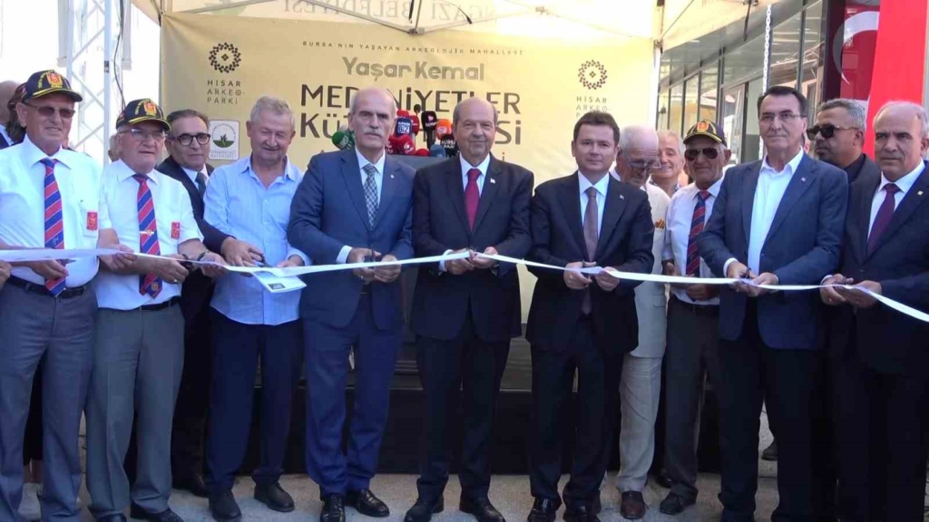 Yaşar Kemal Medeniyetler Kütüphanesi, KKTC 5. Cumhurbaşkanı Tatar’ın da katılımıyla açıldı