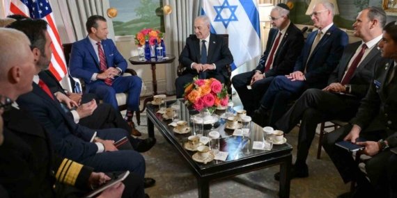 Netanyahu, ABD Savunma Bakanı Hegseth ile bir araya geldi