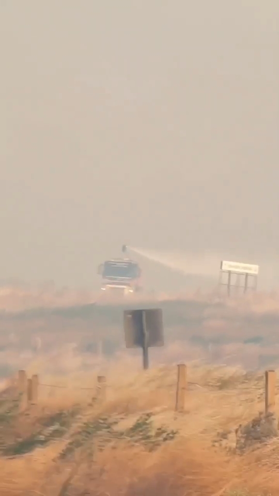 Çanakkale Valisi Toraman yangın bölgesinde