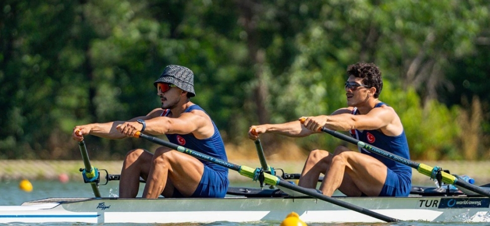 Milli kürekçiler Alper Şevket Eren ve Halil Kaan Köroğlu, U23 Dünya Şampiyonası’nda 6. oldu