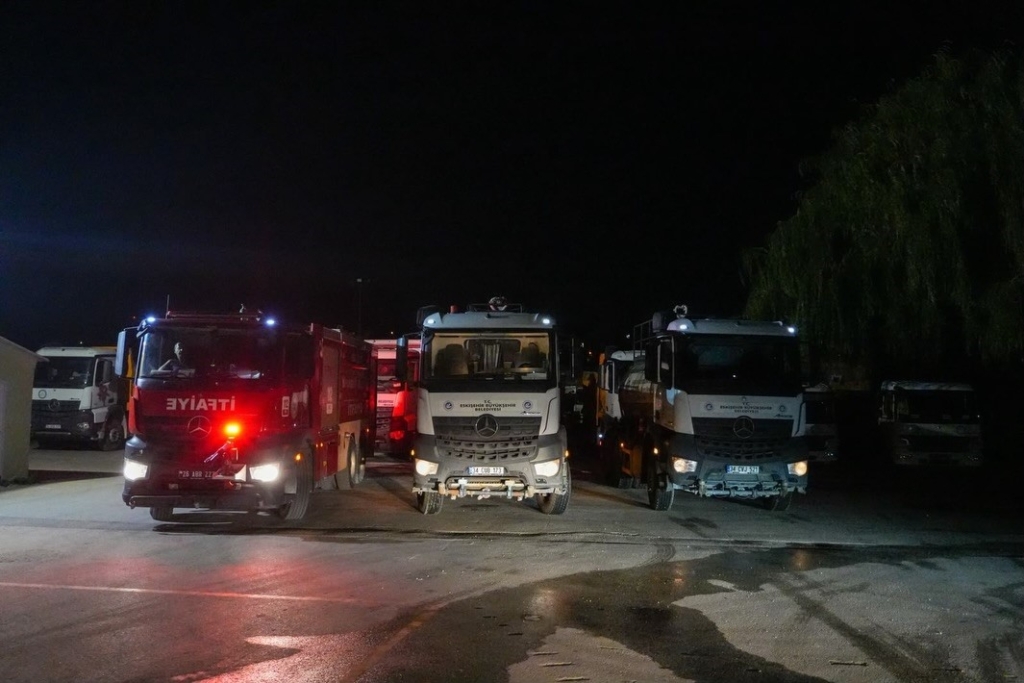 Aydın’daki orman yangınına Eskişehir’den destek