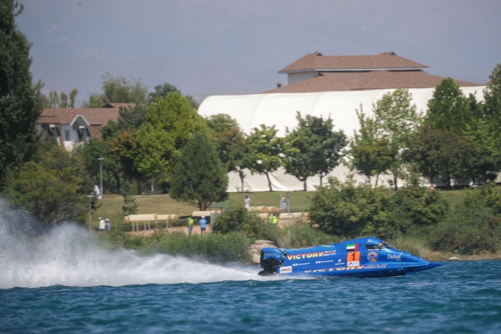UIM F1H2O Kırgızistan Grand Prix’sinde ilk gün serbest antrenmanlar yapıldı