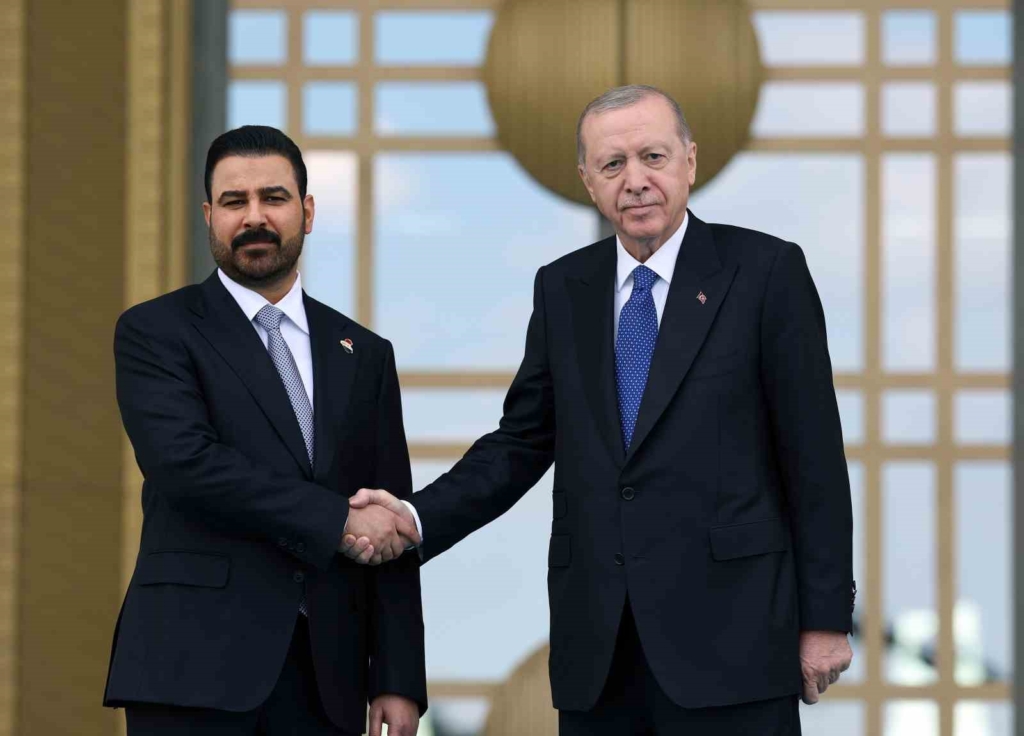 Cumhurbaşkanı Erdoğan, Irak Başbakanı Zeydi’yi törenle karşıladı
