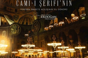 Cumhurbaşkanı Erdoğan: "Ayasofya’nın dirilişi mübarek olsun"