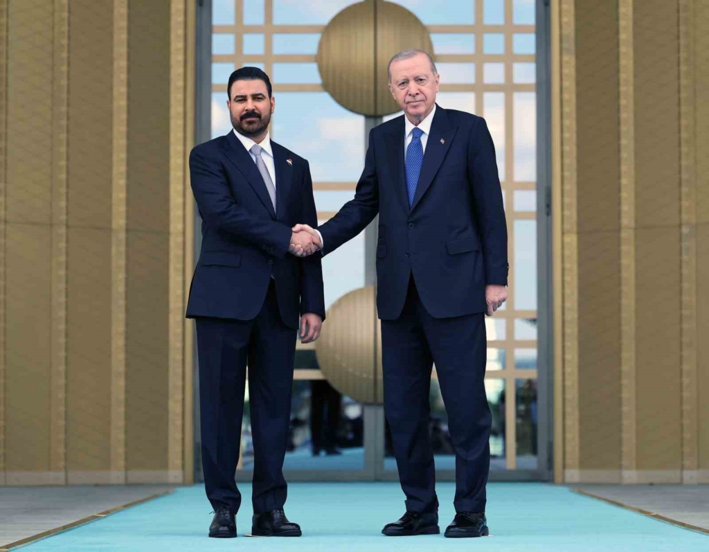 Cumhurbaşkanı Erdoğan, Irak Başbakanı Zeydi’yi törenle karşıladı