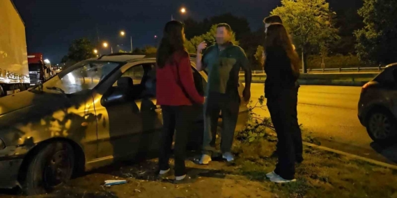 Bursa’da kaza sonrası suç düellosu: "Ben sürüyordum he? Vay be"