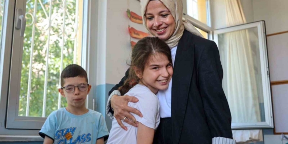 Özel ihtiyaçlı öğrenciler için açılan kurslar yerinde incelendi